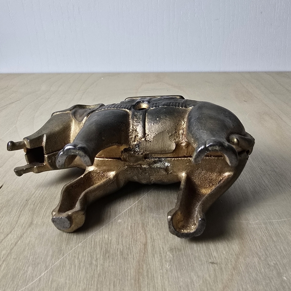 Vintage Brass Elephant Figurine - Picture 8 of 8